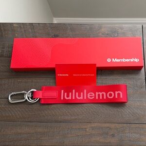lululemon athletica membership Key & Card Holder Strap- never used